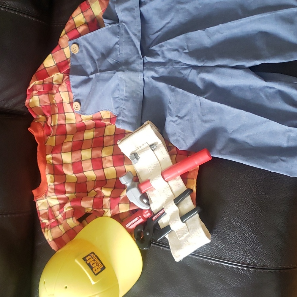 Vintage Toddler HandMade Bob The Builder Costume
